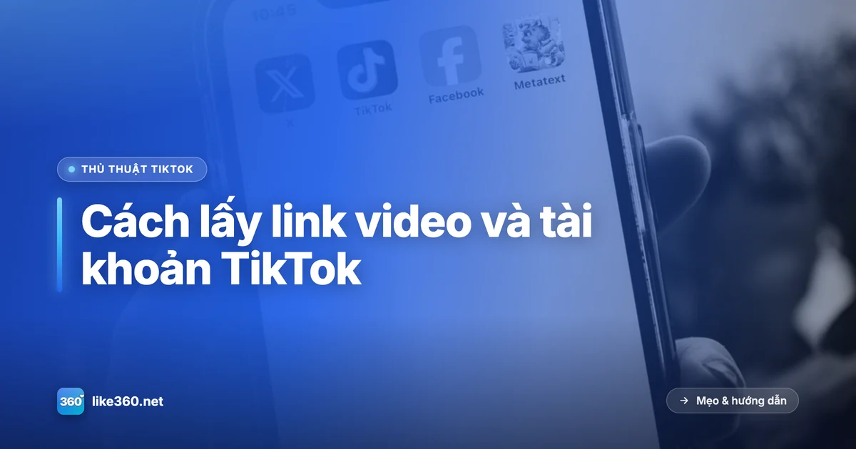 Màn hình điện thoại với biểu tượng ứng dụng TikTok và Facebook