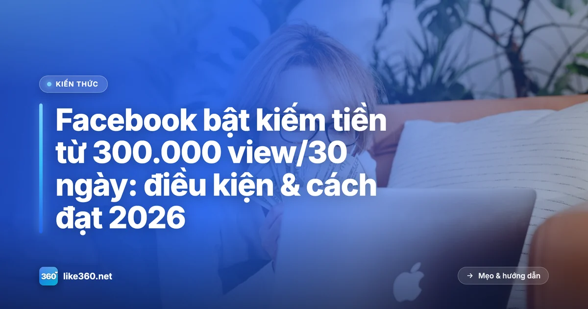 Người sáng tạo quay video để kiếm tiền trên Facebook