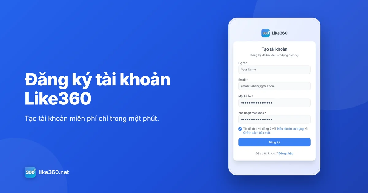 Người dùng đăng ký tài khoản trên laptop