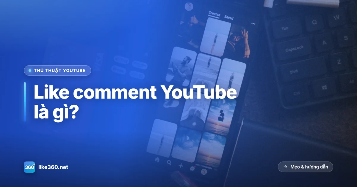 Điện thoại và thiết bị công nghệ trên bàn, tượng trưng cho bình luận YouTube