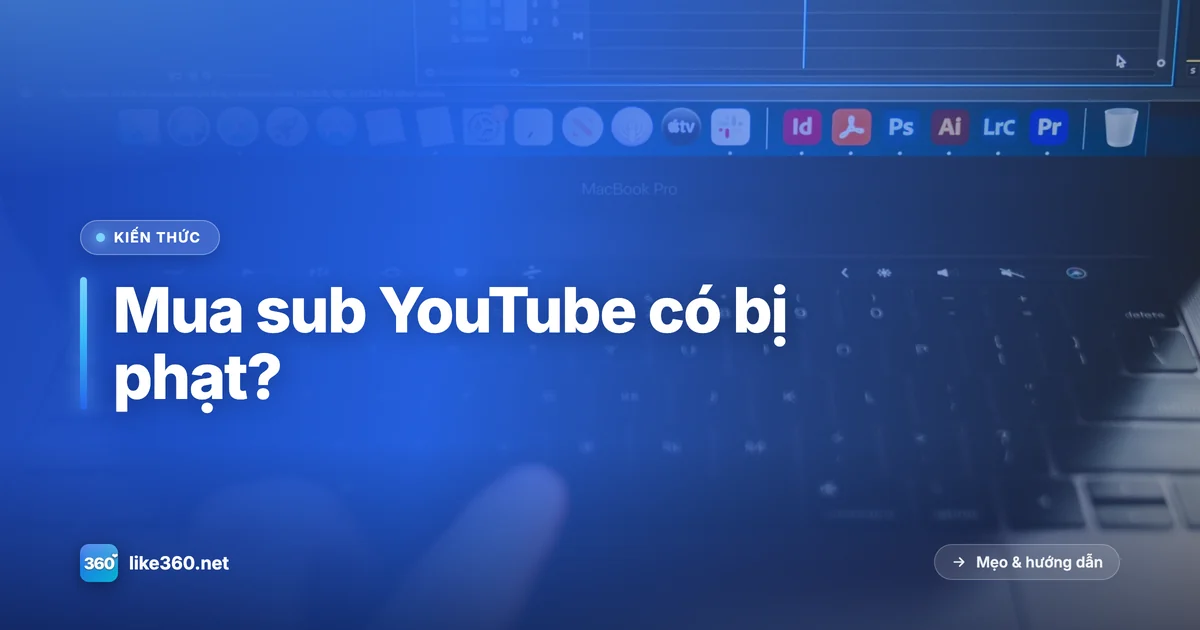 Mua sub YouTube có bị phạt không