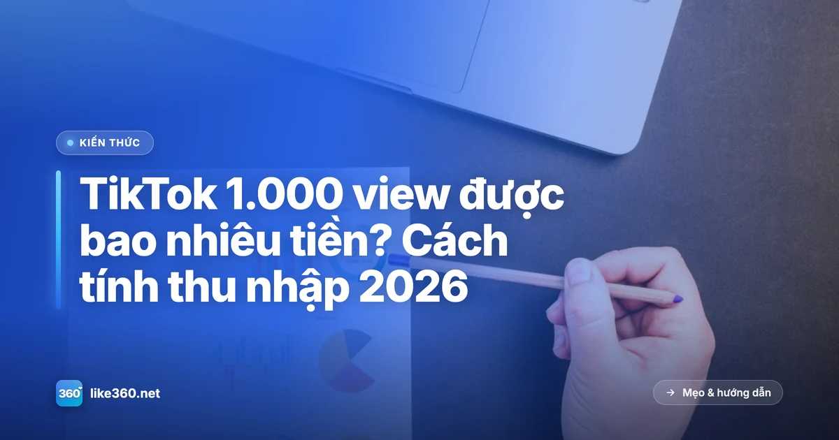 Cách tính thu nhập từ view trên TikTok