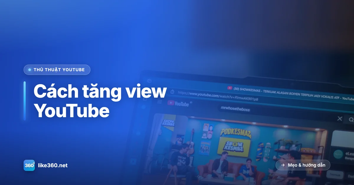 Xem video YouTube trên màn hình laptop
